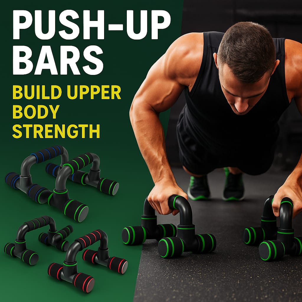 Push-Up Bars – Non-Slip Grip | FitPulse UK  Description