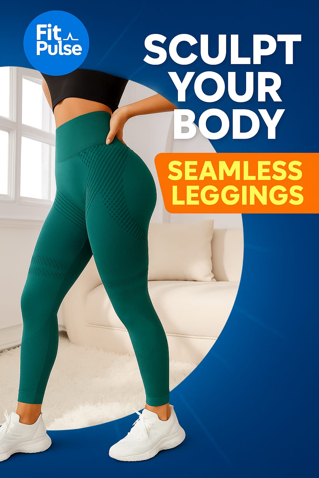 FitPulse Seamless Leggings – High Waist | Anti-Slip & Push Up